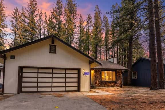 Tahoe Cabin with Stone Fireplace, 2-Car Garage & Fenced Yard β Steps to the River - Image 1